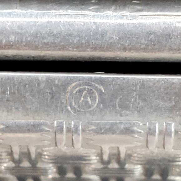 American Optical Aluminum Spectacles Glasses Case Vtg Cosplay 5.5" - Picture 2 of 6